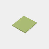 Matige limoengroene effen kleur post-it® notes (Schuin)