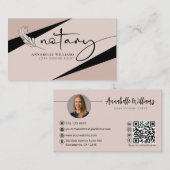 Matige QR-code voor Noteerbare foto's Visitekaartje (Voorkant / Achterkant)