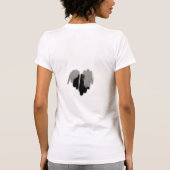 Matige Sketch Sprayed Heart Lijst T-shirt (Achterkant)