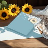 Matige stralen zonnebloempjes voor bruiloft post-it® notes