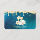 Matige Sweets Cupcake Gold Drivers Mixer Flowers Visitekaartje (Voorkant)