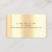 Matige Sweets Cupcake Gold Drivers Mixer Flowers Visitekaartje (Achterkant)