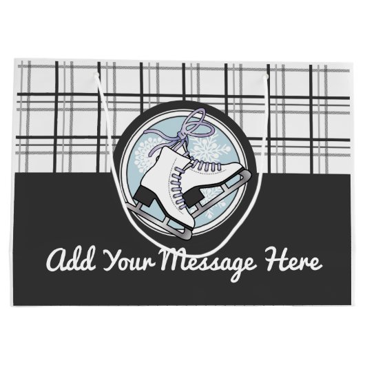 Matige Tartan ijsvorming Groot Cadeauzakje (Achterkant)