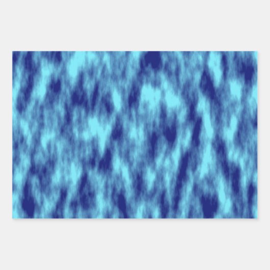 Matige turkooizen blauwe dye inpakpapier vel (Voorkant)