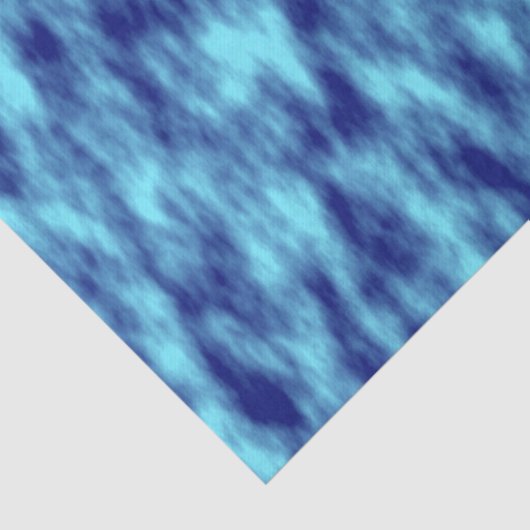 Matige turkooizen blauwe dye tissuepapier (Detail)