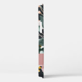 Matige waterverf floraal en blaaselegant Case-Mate iPhone case (Achterkant / Rechts)