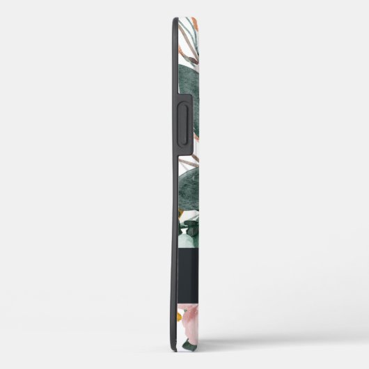 Matige waterverf floraal en blaaselegant Case-Mate iPhone case (Achterkant / Rechts)