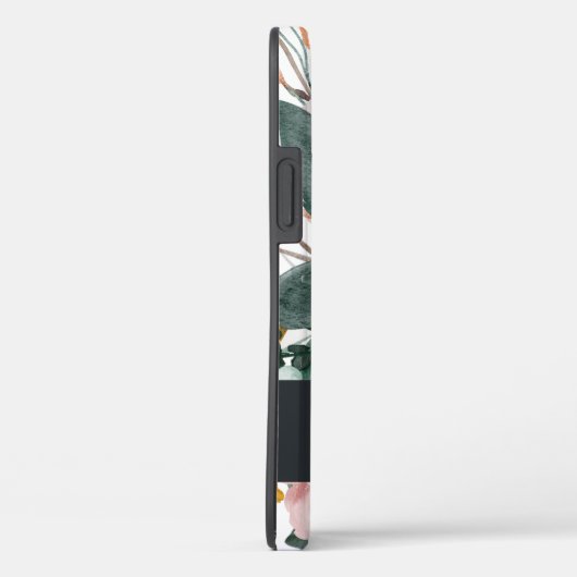 Matige waterverf floraal en blaaselegant Case-Mate iPhone case (Achterkant / Rechts)