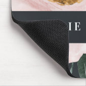 Matige waterverf floraal en blaaselegant muismat (Hoek)