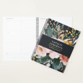 Matige waterverf floraal en blaaselegant planner (Display)