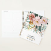 Matige waterverf floraal en blaaselegant planner (Display)