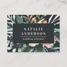 Matige waterverf floraal en blaaselegant