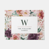 Matige waterverf florale elegant bakrecepten pl deurmat (Voorkant)