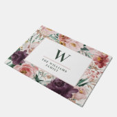 Matige waterverf florale elegant bakrecepten pl deurmat (Schuin)