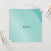 Matige Waterverf Moderne in de schaduw gestelde Qr Kaart (Voorkant / Achterkant in situ)