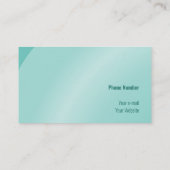 Matige Waterverf Moderne Neat Shaded Visitekaartje (Achterkant)