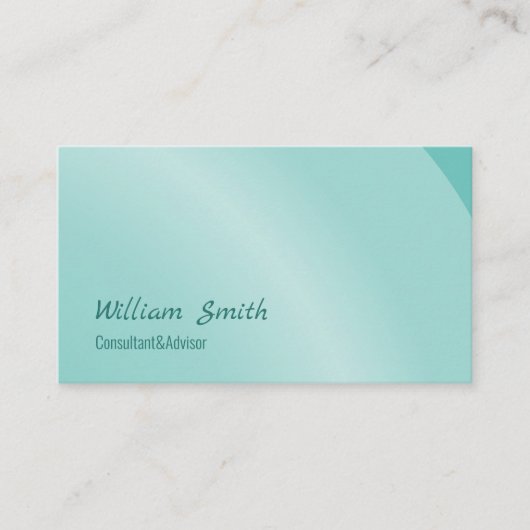 Matige Waterverf Moderne Neat Shaded Visitekaartje (Voorkant)
