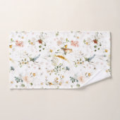Matige Waterverf Wilde bloem Tuin Bad Handdoek (Handdoek)