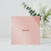 Matige zalm Moderne Qr-code met grijze ondergrond Kaart (Staand voorkant)