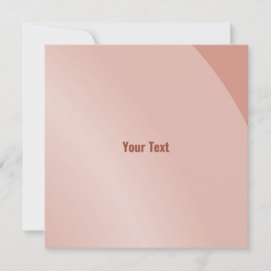 Matige zalm Moderne Qr-code met grijze ondergrond Kaart (Voorkant)