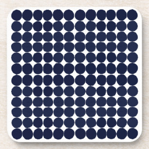 Matige zwarte en witte haarvlek bier onderzetter