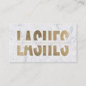 Matige zweetjes doorgesneden faux gouden marteling visitekaartje (Voorkant)