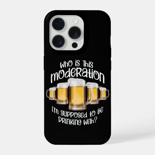 Matiging (bij het drinken) iPhone hoesje (Achterkant)