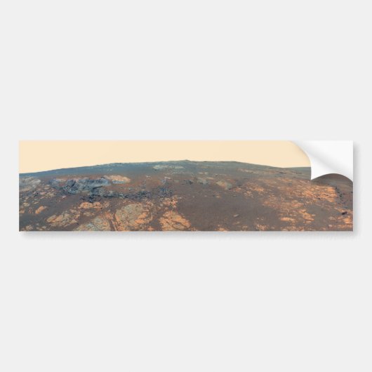 Matijevic Hill Panorama van Mars Rover Bumpersticker (Voorkant)