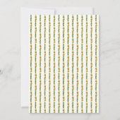 Matikoor Haldi Indiase bruidsgrooms sjabloon Kaart (Achterkant)