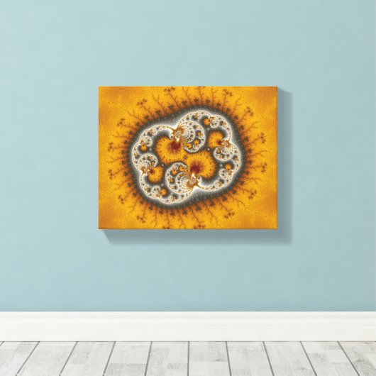 Matilda19 - Fractal art Canvas Afdruk (Insitu (Houten vloer))