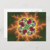 Matilda 17 - Fractal Art Briefkaart (Voorkant / Achterkant)