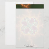 Matilda 17 - Fractal Art Briefpapier (Voorkant / Achterkant)