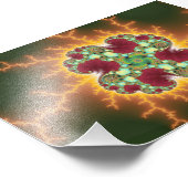 Matilda 17 - Fractal Art Foto Afdruk (Hoek)