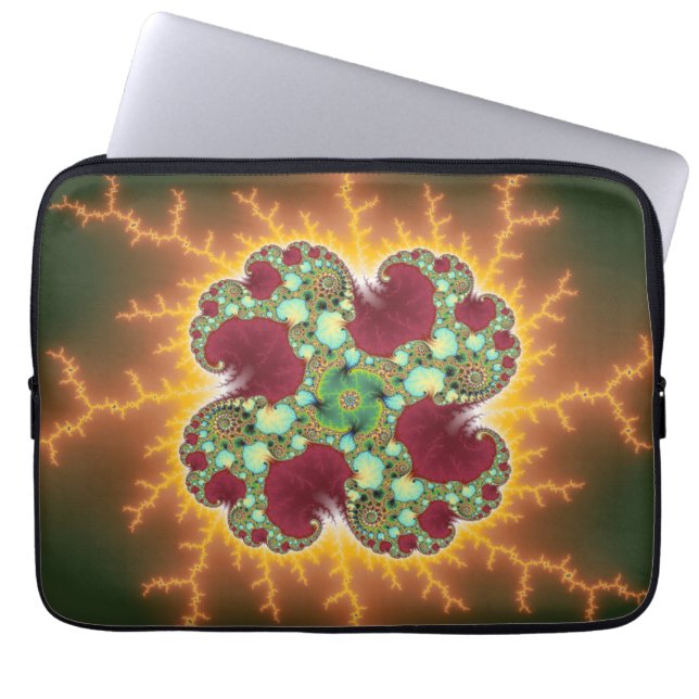 Matilda 17 - Fractal Art Laptop Sleeve (Voorkant)
