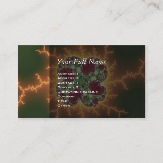 Matilda 17 - Fractal Art Visitekaartje (Voorkant)