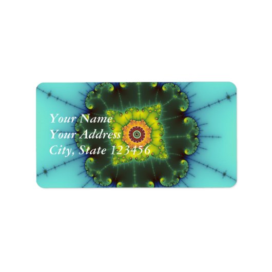 Matilda 1 - Fractal Art Etiket (Voorkant)