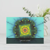 Matilda 1 - Fractal Art Kaart (Staand voorkant)