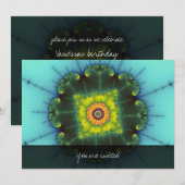 Matilda 1 - Fractal Art Kaart (Voorkant / Achterkant)