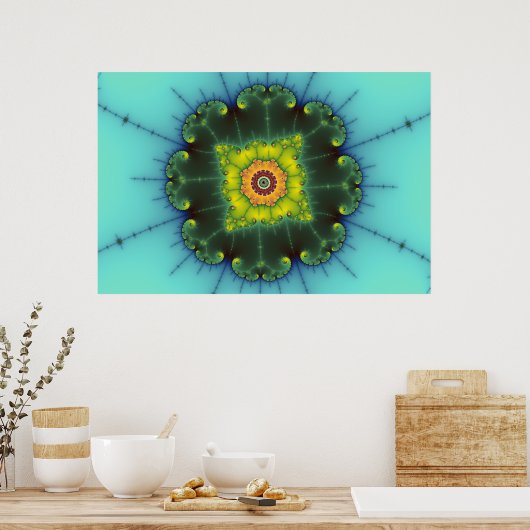 Matilda 1 - Fractal Art Poster (Keuken)