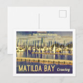 Matilda Bay, , West Australië Briefkaart (Voorkant / Achterkant)