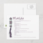 Matilda Briefkaart (Voorkant / Achterkant)