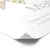 Matilda meisjes naam en betekenis poster (Hoek)