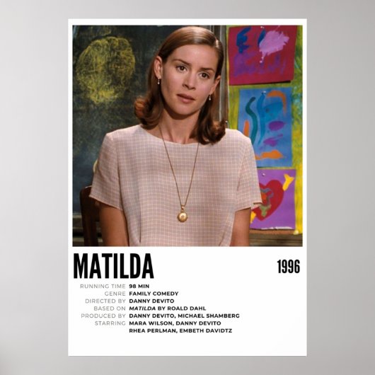 Matilda Movie VI Poster (Voorkant)
