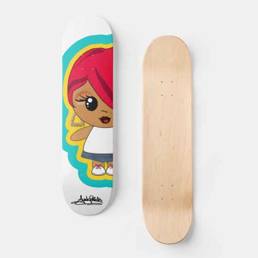 MATILDA RED HEAD SKATEBOARD (Voorkant)