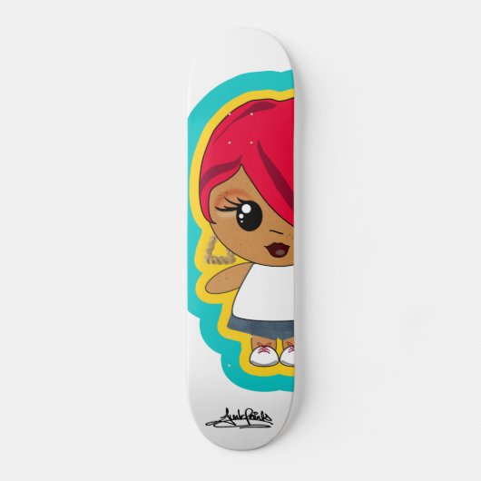 MATILDA RED HEAD SKATEBOARD (Voorkant)