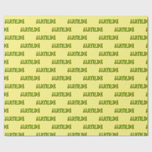 Matilde Kiwi Fruit Geschenk papier Geschenkpapier (Vlak)