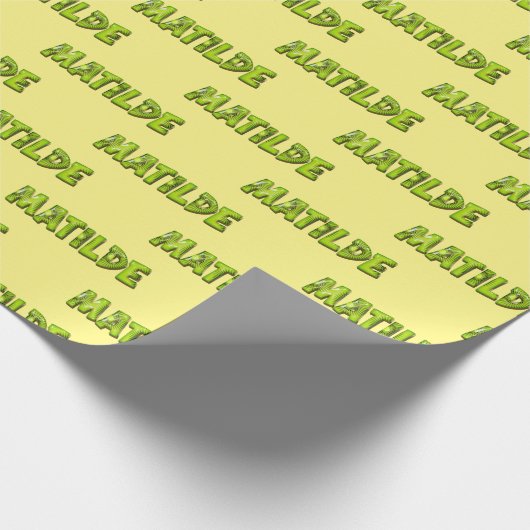 Matilde Kiwi Fruit Geschenk papier Geschenkpapier (Hoek)