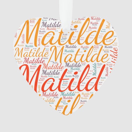Matilde Ornament (voorkant)