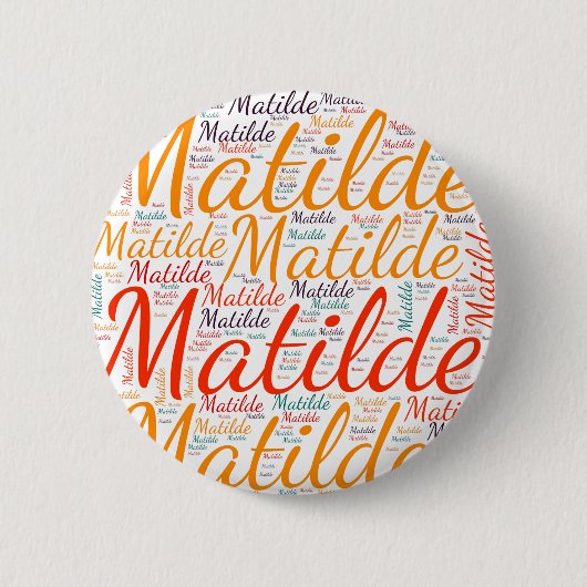 Matilde Ronde Button 5,7 Cm (Voorkant)