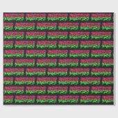 Matilde Vorname Name Graffiti red green Cadeaupapier (Vlak)